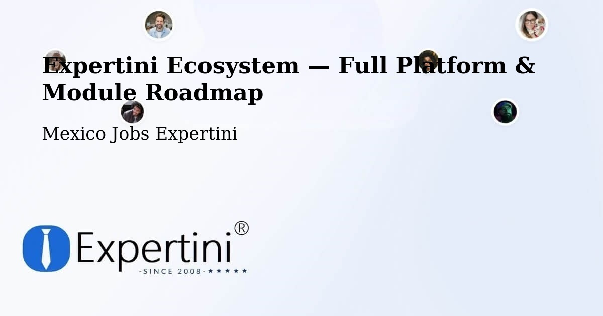 Expertini Ecosystem — Full Platform & Module Roadmap – Mani